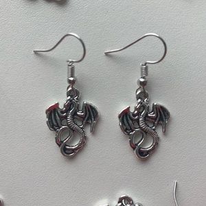 baby dragon earrings